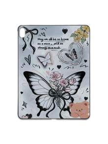 1 chiếc ốp lưng bảo vệ máy tính bảng màu đen mờ, chống sốc toàn thân bằng silicon mềm, thiết kế nữ tính nhẹ nhàng theo phong cách Ins, tương thích với iPad. - màu đen - Xem 23