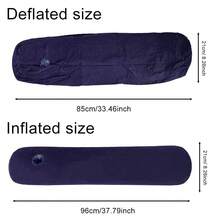 1 chiếc gối trụ bơm hơi, khoảng 37 inch, gối dành cho người nằm nghiêng, thích hợp cho du lịch và cắm trại, gối trụ nâng đỡ cổ. - Nhiều màu - Xem 8