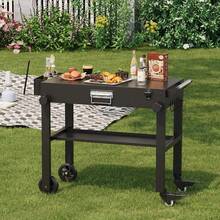 Food Service Carts & Trolleys - Black - View 2