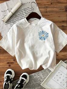 Women T-Shirts - [White] - View 2