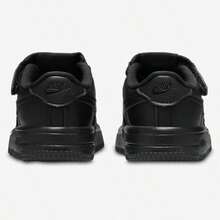 Nike Air Force 1 Low Lace Boys' Toddler White Casual Sneakers IF1674-100 | Court-To-Street Style, Iconic Silhouette - 純黑色 - 查看 4