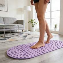 1pc 45*75cm Portable Ultra-Thin Foot Massage Mat, Pressure Sensing Massage Pad For Home Use, Foot Relaxation, Super Slow Running Mat, Silicone Acupressure Board, Indoor Static Running Massage Pad - Multicolor - View 10