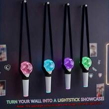 K-Pop Lightstick Strap, K-Pop Lightstick Shoulder Strap, K-Pop Portable Display Activity Crossbody Strap, Adjustable Body Carrying Strap Suitable For Universal K-Pop Lightstick, K-Pop Lightstick Accessories Suitable For Concert Essentials, Suitable For Parties, Games And Events, Suitable For Skz//Stray Kidz//Twice///Txt//Gdragon//Exo/Aespa/Army Bomb/Official Lightstick, Lightstick Not Included. - 粉色 - 查看 6