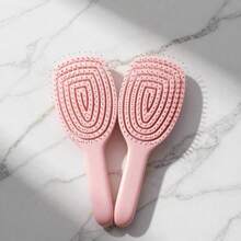 Miếng đệm massage da đầu màu hồng dễ thương - Chống tĩnh điện, bề mặt nhẵn mịn, lược massage rộng; dụng cụ chăm sóc tóc thiết yếu tại nhà. - Lược đệm khí - Xem 3