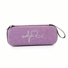 1pc Stethoscope Storage Kit, Travel Carrying Case Portable Stethoscope Storage Box Multifunctional Portable Bag, EVA Bag, Stethoscope Cloth Box, Household Anti-Fall EVA First Aid Kit,Hard Stethoscope Case, EVA Stethoscope Storage Bag With Zipper Closure Portable Hard Carrying Case For Nurse Accessories No Tool Included(Slight Color Difference In Purple Light) - Multicolor - View 8