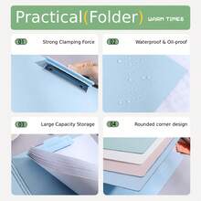 A4 Clipboard, High-Quality Waterproof Writing Pad, Minimalist Multi-Functional Office File Folder, Convenient File Storage For School, Nurse's Office, Home, And Meetings - A4 - View 5