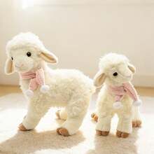 30cm Adorable Fluffy Sheep Plush Toy, A Soft Stuffed Animal Ideal For Both Children And Adults. An Excellent Birthday Gift For Girls And Boys, As Well As Holiday Presents. This Charming Lamb Plushie Is Suitable For Everyone - Multicolor - View 7