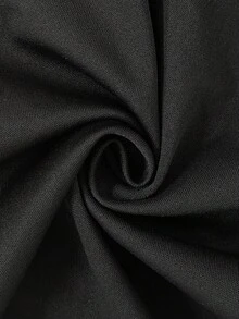 Bộ jumpsuit nữ màu đen cổ tròn không tay, dáng ôm, cài kim loại, thiết kế bất đối xứng, thanh lịch, sang trọng, thích hợp cho công sở, đi chơi, mùa xuân và hè. - màu đen - Xem 8