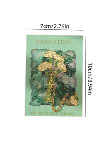 1 pieza Marcapáginas de metal con forma realista de hoja, de arce, girasol, rosa, monstera, mariposa, marcapáginas elegantes vintage, regalos creativos de alta calidad para amigos - multicolor - Ver 23