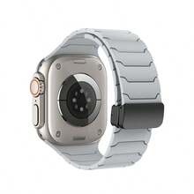 Ultra 3 表带，尺寸可选 49mm、44mm、45mm、40mm、42mm、46mm、41mm、38mm，磁吸式硅胶表带，兼容 Series 10、SE、9、8、7、6、5、4、3、Ultra 3、2、1。 - 彩色 - 查看 10