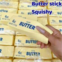 1-5个柔软奶油质地减压玩具 - 湿润可拉伸的减压黄油棒，缓解焦虑，提升专注力，适合作为节日礼物、趣味可爱礼物、生日礼物、复活节礼物、万圣节礼物、圣诞节礼物、派对小礼物、捏捏乐、捏捏乐玩具、捏捏乐减压玩具、Nee Doh、饺子捏捏乐 - 彩色 - 查看 5