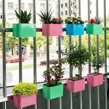 Hanging Planter, Minimalist Multi-Functional Wall-Mounted Planter Suitable For Succulents And Greenery, Window Sill And Balcony Planter Rack, Can Plant Succulents, Flowers, Vines, Balcony Decor, Random Color - Random Styles - View 4