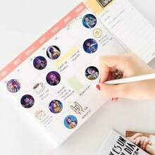 Hasbro 500 miếng/cuộn, 500 nhãn dán/cuộn, Nhãn dán hoạt hình săn phù thủy, Nhãn dán DIY cho ván trượt, máy tính xách tay, đàn guitar, điện thoại, đồ chơi, sổ lưu niệm, nhật ký, văn phòng phẩm, quà tặng - Nhiều màu - Xem 9