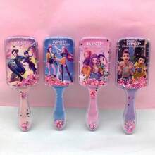 1 Bộ Lược Xoay Hình Nhóm Nhạc Nữ Mộng Mơ K-Pop - Lấy cảm hứng từ Lược Massage Đệm Khí Lumi, Thiết Kế Chống Tĩnh Điện, Tạo Kiểu Tóc Bồng Bụ, Đạt Chứng Nhận CE (Kiểu Ngẫu Nhiên) - Nhiều màu - Xem 3