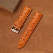 Women Ostrich Texture Watch Band 18mm 20mm 22mm Quick Release Spring Bar Replacement Fashion Personalized Genuine Leather Wristband - Mouldless - View 9