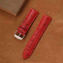 Women Ostrich Texture Watch Band 18mm 20mm 22mm Quick Release Spring Bar Replacement Fashion Personalized Genuine Leather Wristband - Mouldless - View 15