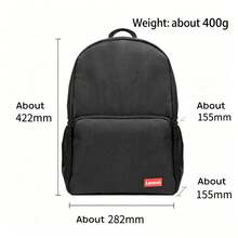 Lenovo Ba lô B40 màu đen, thiết kế tối giản unisex, ba lô học sinh và túi du lịch đa năng dung tích lớn. Được làm từ vải bền và chống thấm nước, thiết kế nhẹ và hệ thống quai xách thoáng khí dễ dàng chứa được máy tính xách tay 15,3 inch. Thích hợp cho việc đi lại và sinh hoạt hàng ngày trong khuôn viên trường. - Xem 4