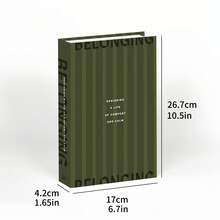 2pcs Faux Book Decor, Fashionable Book-Shaped Decor With International City Names, Suitable For Various Scenes (Room, Home, Bedroom, Living Room, Office, Bathroom, Desk, TV Cabinet, Hallway, Bookshelf) And As Holiday Gifts - Multicolor - View 5