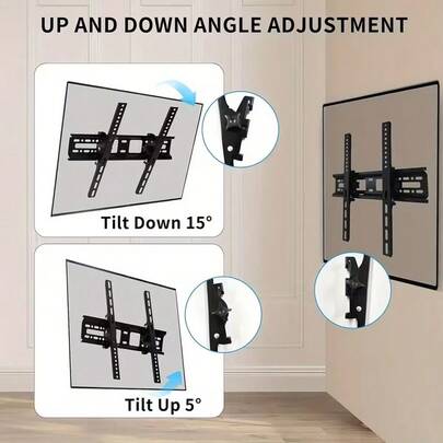 1. 适用于 26-60 英寸电视的超薄电视壁挂架 - 低调设计，最大承重 50 公斤（110 磅），VESA 400x400 毫米 - 安全稳固地安装您的电视，带来惊艳的视觉体验