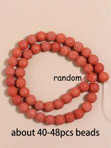1 Strand Colored Lava Beads 8mm Natural Volcanic Stone Beads Round Loose Gemstone Stone Beads For Diy Bracelet Necklace Earrings Jewelry Making - Volcanic Stone - View 15