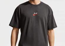 Nike 男士 AS M NSW MANFEN SS TEE 休闲短袖T恤 - 深灰色 - 查看 4