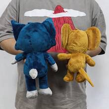 TOM AND JERRY. 23-32cm Muñeca de peluche oficial, edición de cine, regalo de cumpleaños para niños, muñeca coleccionable de dibujos animados - Multicolor - Ver 5