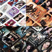 K-Pop Star Aespa Dirty Work Fan Merchandise - 55pcs Holographic Photo Cards In Deluxe Box Set - Collectible Postcards - Multicolor - View 1