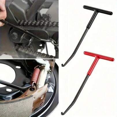 T-Shaped Spring Hook Wrench, Motorcycle/Electric Bike Spring Hook Wrench, Support Leg, Clutch, Exhaust Pipe Spring Disassembly Tool