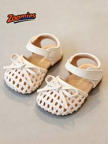 2026 New Fashion Girls Sandals, Children's Minimalist Versatile Sandals, Suitable For Daily Wear, Parties, Play, And Vacation In Summer - Beige - View 2