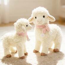 30cm Adorable Fluffy Sheep Plush Toy, A Soft Stuffed Animal Ideal For Both Children And Adults. An Excellent Birthday Gift For Girls And Boys, As Well As Holiday Presents. This Charming Lamb Plushie Is Suitable For Everyone - Multicolor - View 4