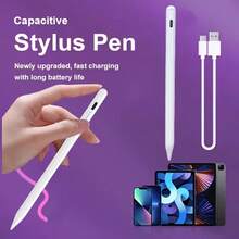 这款触控笔兼容iPad、安卓手机、智能手机和平板电脑。它支持USB快速充电、倾斜感应、全屏防误触设计以及磁吸式连接。产品附带2个替换笔尖，适用于iPad及所有触控屏幕设备。 - 彩色 - 查看 2