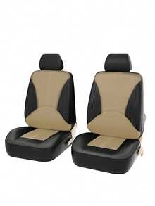 Sarung Jok Mobil PU Universal – Perlindungan Menyeluruh, Bernapas & Tahan Air dengan Sisi Elastis – 4 buah (2 Kursi) / 9 buah (5 Kursi) Set Lengkap – Kompatibel dengan Airbag, Pelindung Jok Mudah Dibersihkan untuk Mobil, SUV, MPV – Set Perlindungan Interior Mobil - A - View 20