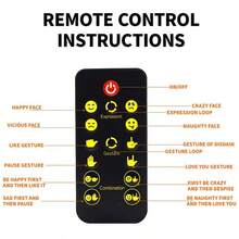 1pc Funny LED Car Finger Light, Gesture Light, Suitable For Car, New Finger Light LED Car Rear Window Sign Light, With Remote Control, Suitable For Road Rage LED Car Accessories, 8 Modes, Battery Powered - Black - View 10