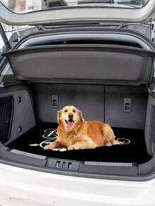 Thảm lót cốp xe đa năng, thảm lót khoang hành lý họa tiết hoa dâm bụt, thảm polyester phù hợp cho xe sedan, SUV và xe địa hình, dễ dàng vệ sinh. - A - Xem 7