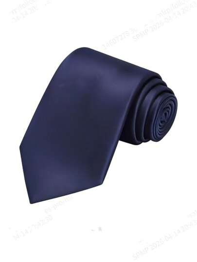 1pc Men's Solid Color Necktie, 5cm Width Formal Business Tie, Wedding Tie