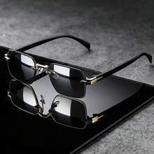 [HOYNI] Kính thời trang cao cấp không gọng thiết kế thương hiệu, phù hợp với mọi mùa, kính Unisex cao cấp thanh lịch, quà tặng thời trang - Phụ kiện thời trang - Nhiều màu - Xem 1