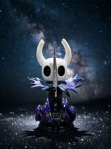 1pc Hollow Knight Little Knight Battle Scene Action Figure, Collectible Figurine, Gift, Birthday Gift, Perfect Gift, Collection Display - For Fans - Multicolor - View 8