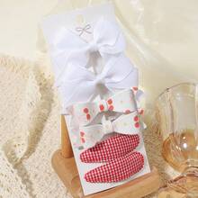 6pcs Set Floral Bowknot Satin Hair Accessories, Suitable For Birthday, Holiday Gifts - Mixed color - View 10