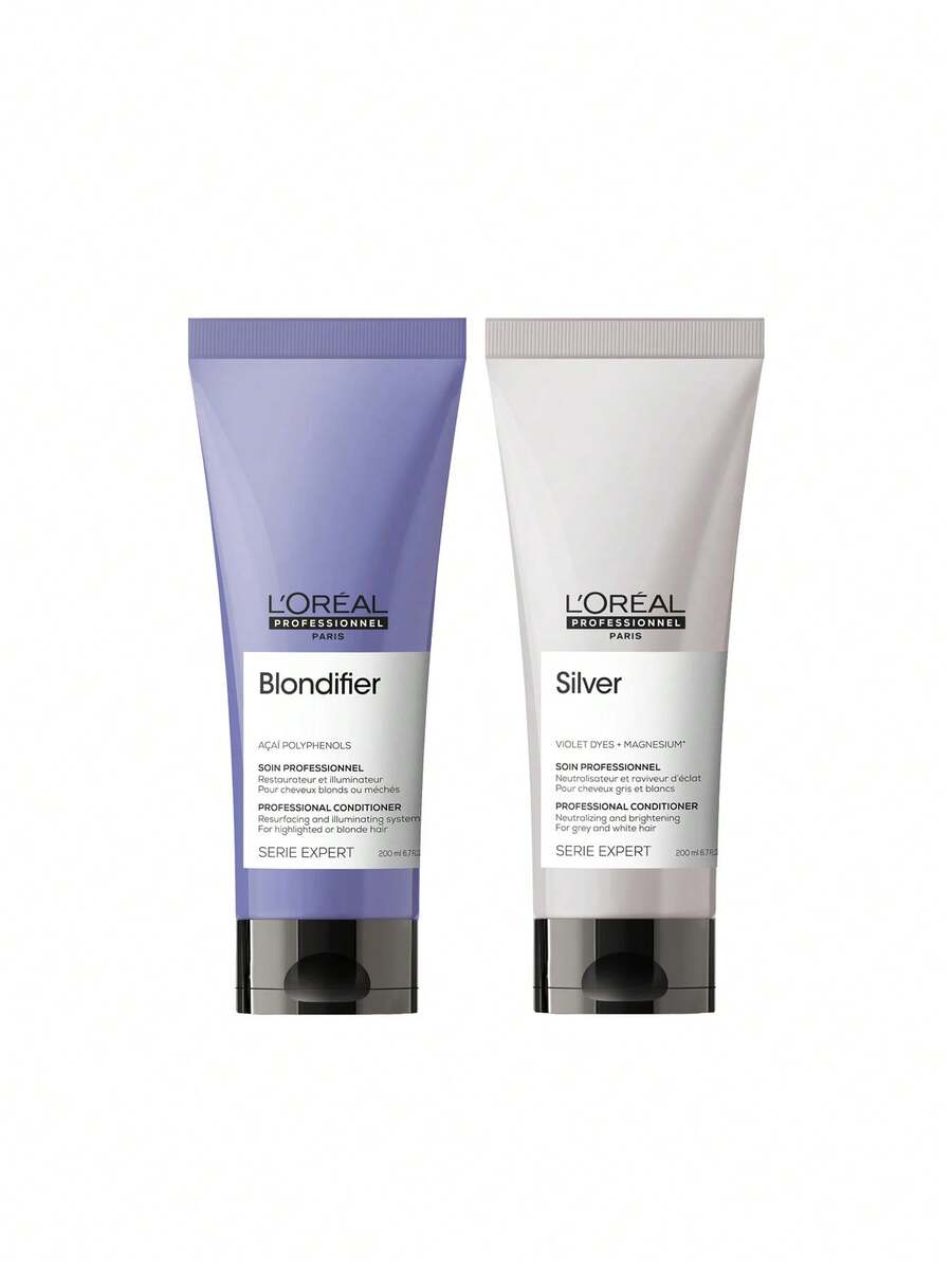 [Bundle] Serie Expert Blondifier Gloss Conditioner 200 Ml + Silver Conditioner 200 Ml - EXPERT SERIES - View 1