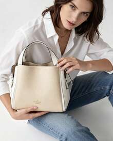 Kate Spade Túi đeo chéo vai KS KNOTT Crescent dành cho nữ, túi xách cỡ lớn. - Màu Khỏa thân - Xem 6