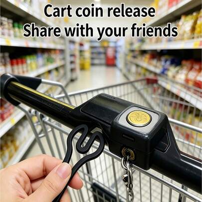 5/2/1pc Shopping Cart Token, Supermarket Trolley, 3D Printed Keychain, Keyring Decor, With Trolley Unlock Key, Keyring Accessories