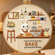 DIY Handmade Embroidery Kit, Cartoon Animal Embroidery 3D Stitching, Full Set Of Tools For Beginners, Healing Home Decor, Gift For Friends - Multicolor - View 7