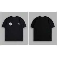 Darcsport T-Shirt With Print, Men's Round-Neck Printed Short-Sleeve Fitness Casual Versatile Simple Top - T240904 Black - View 12