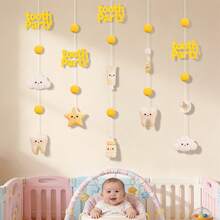 My First Tooth Party Children's Party Backdrop Wall Decor Set, Tooth Photo Props, Commemorative Banner & Flag - Multicolor - View 13