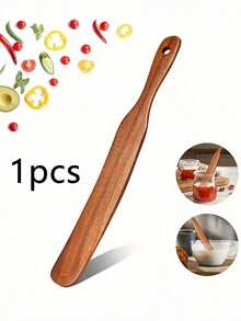 1/2pcs Wooden Long Fermentation Rods, Boxwood Fermentation Rods With Hanging Holes, Natural Wooden Baking Tools For Activating Acidic Dough, Spreading, Baking, Stirring, Scraping, Mixing Dough - Multicolor - View 13