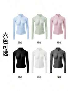 Women Lightweight Jackets - Pink [Upgraded Version With Zippered Pocket] - View 7