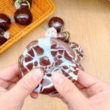 1pc Handmade Mint Dark Chocolate Squeeze Stress Relief Wax Ball, Crispy Squeeze, Suitable For Men & Women, Party Favors, Perfect Gift - Multi-color Random - View 9