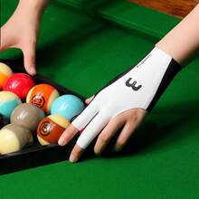 1pc Left Hand Lightweight Professional Snooker/Pool Glove, Seamless, High Elasticity, Breathable, Comfortable, Smooth Palm Anti-Slip, Fingerless Unisex Snooker/Pool Glove - Multicolor - View 10