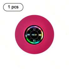 LED Lighting Waterproof Bathroom Bluetooth Speaker With Large Suction Cup, Portable Waterproof Bluetooth Speaker - Multicolor - View 11