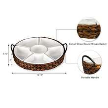 Serving Tray And Serving Dishes 7-Set Gold Platters For Parties 15.5 X 15.5 Inches Divided Serving Trays Platters Portable Handle Gold - View 6